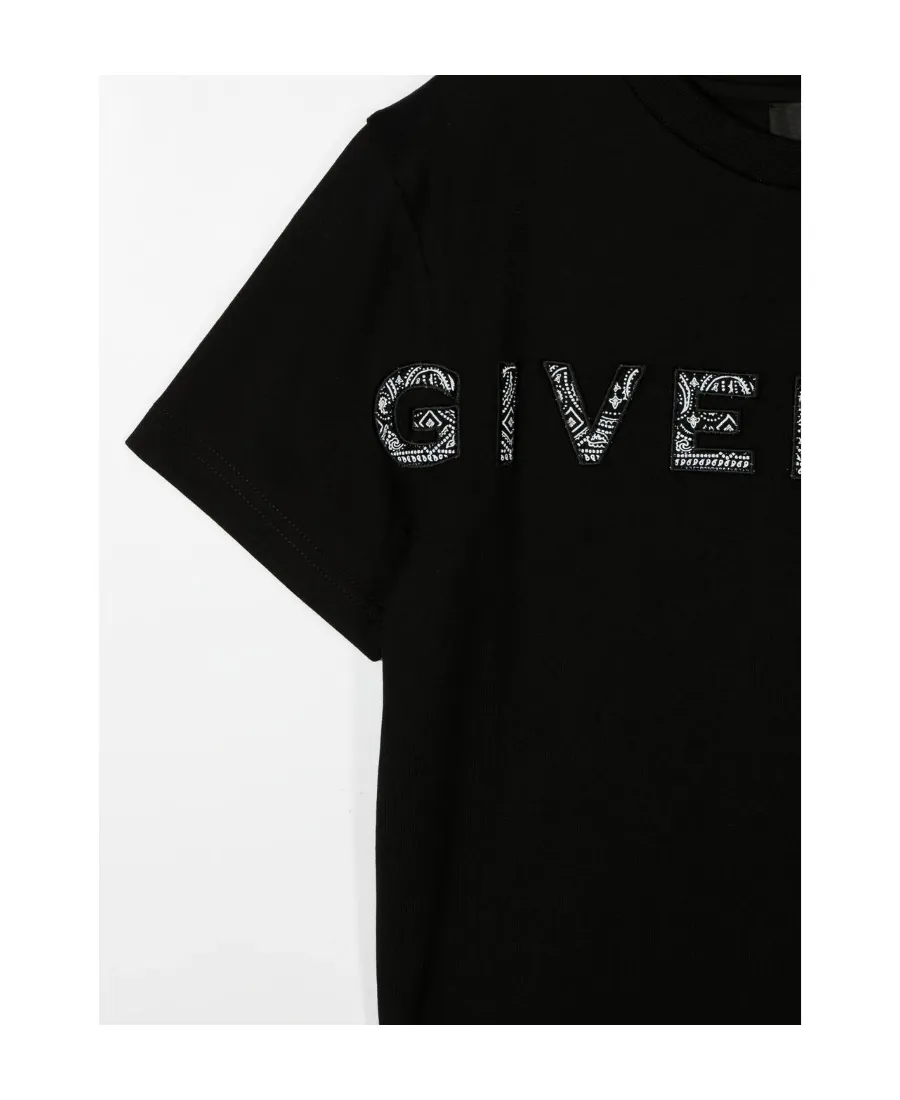 Givenchy Kids Logo Printed Crewneck T-Shirt