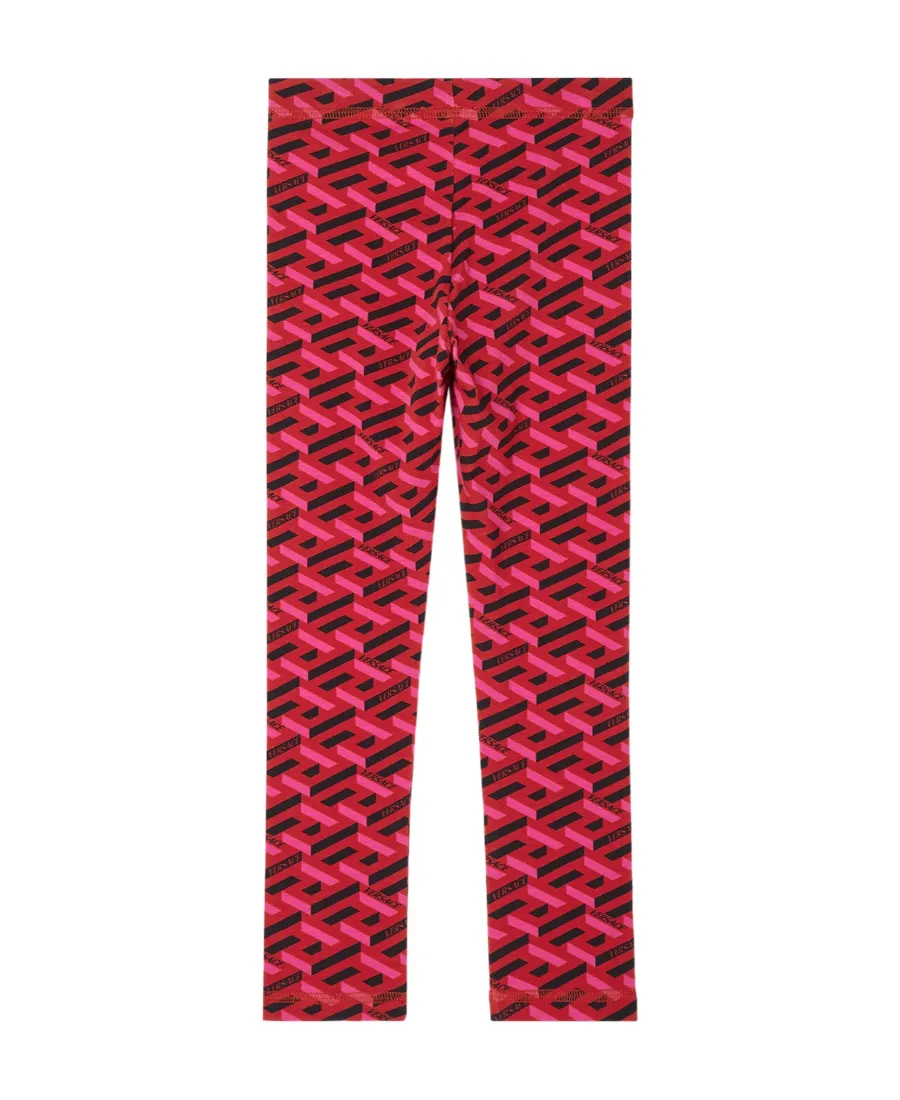 Versace Kids All-Over Printed Leggings