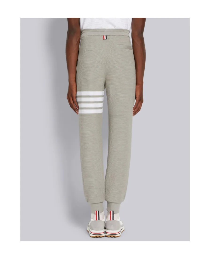 Ottoman Rib 4-Bar Stripe Track Pants