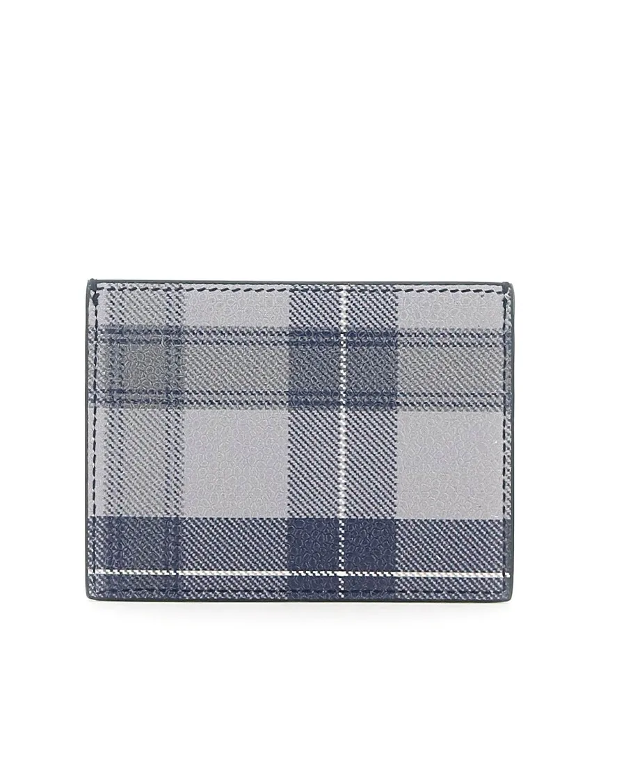 Thom Browne Check-Printed Cardholder