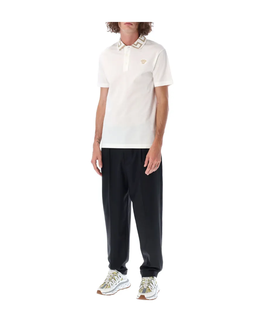 Greca Collar Polo Shirt