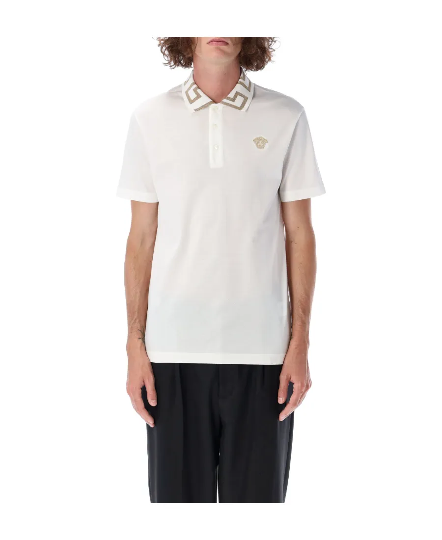 Greca Collar Polo Shirt