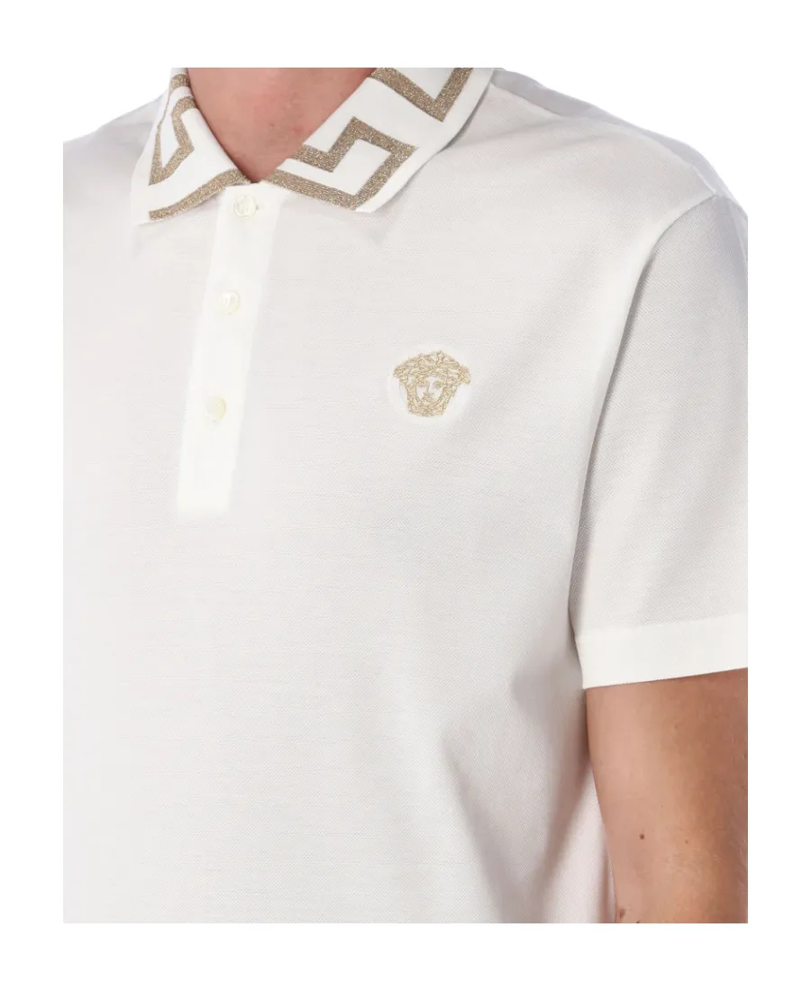 Greca Collar Polo Shirt
