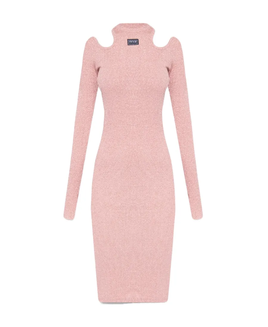 Cut-Out Knitted Dress