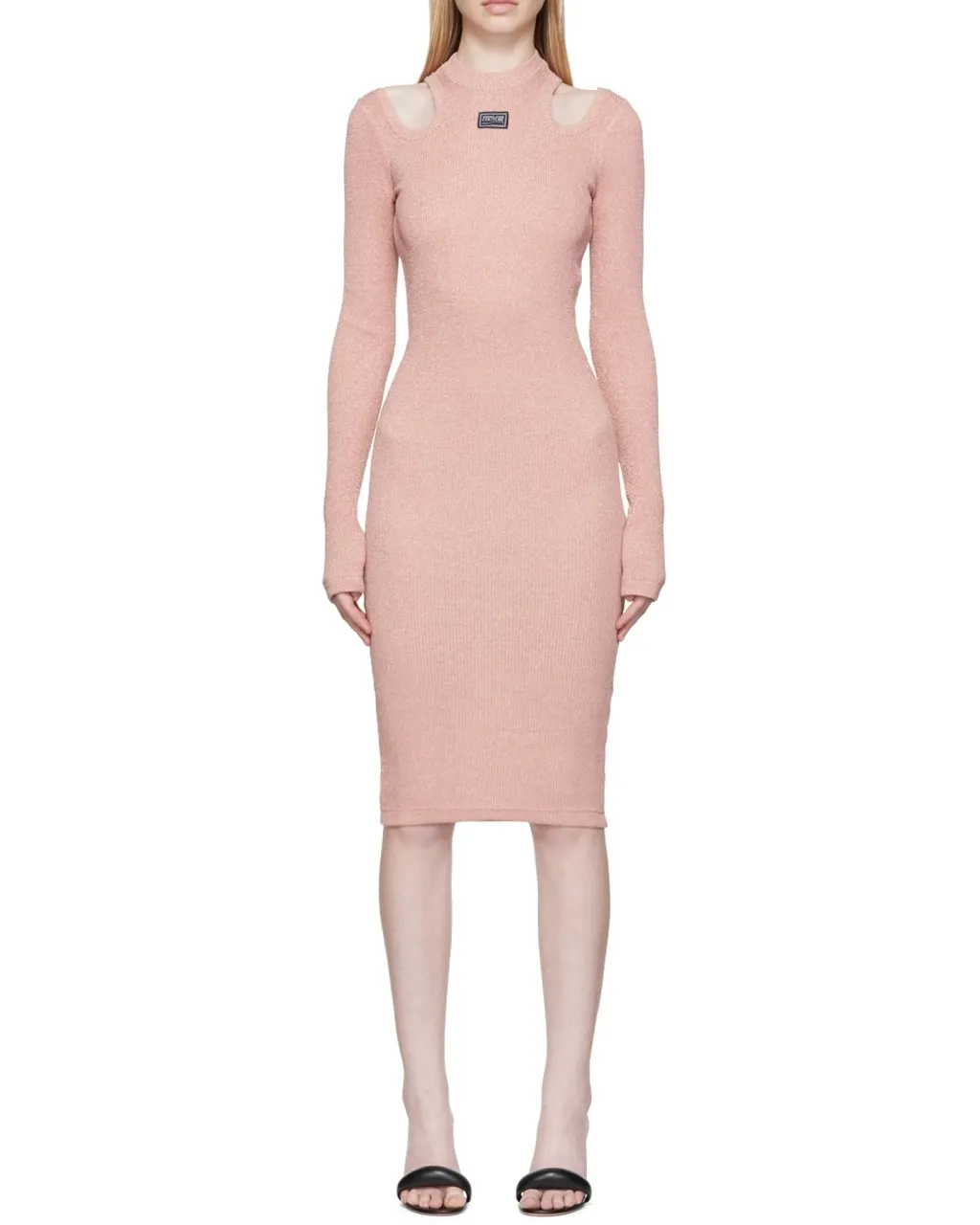 Cut-Out Knitted Dress
