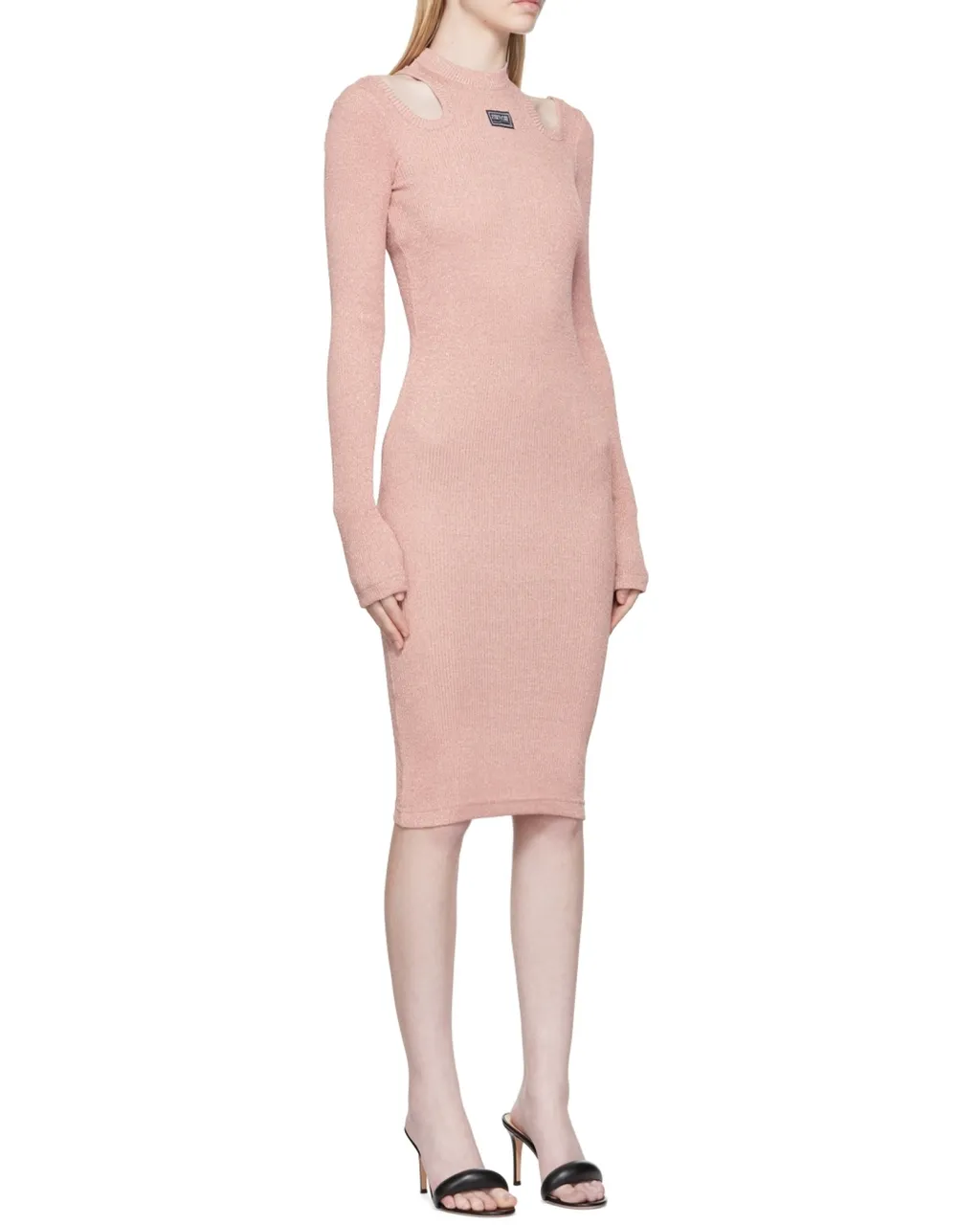Cut-Out Knitted Dress