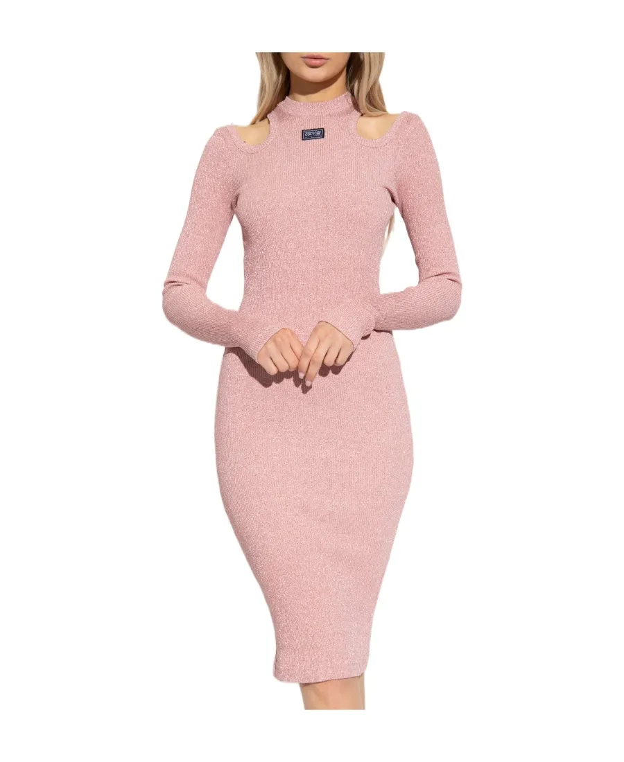Cut-Out Knitted Dress