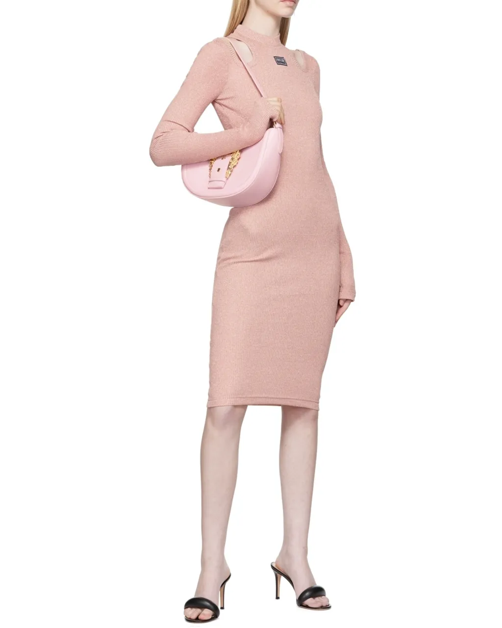 Cut-Out Knitted Dress