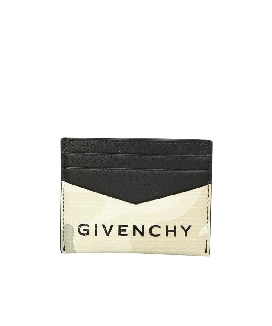 Givenchy Card Holder In 4G Camo Leather