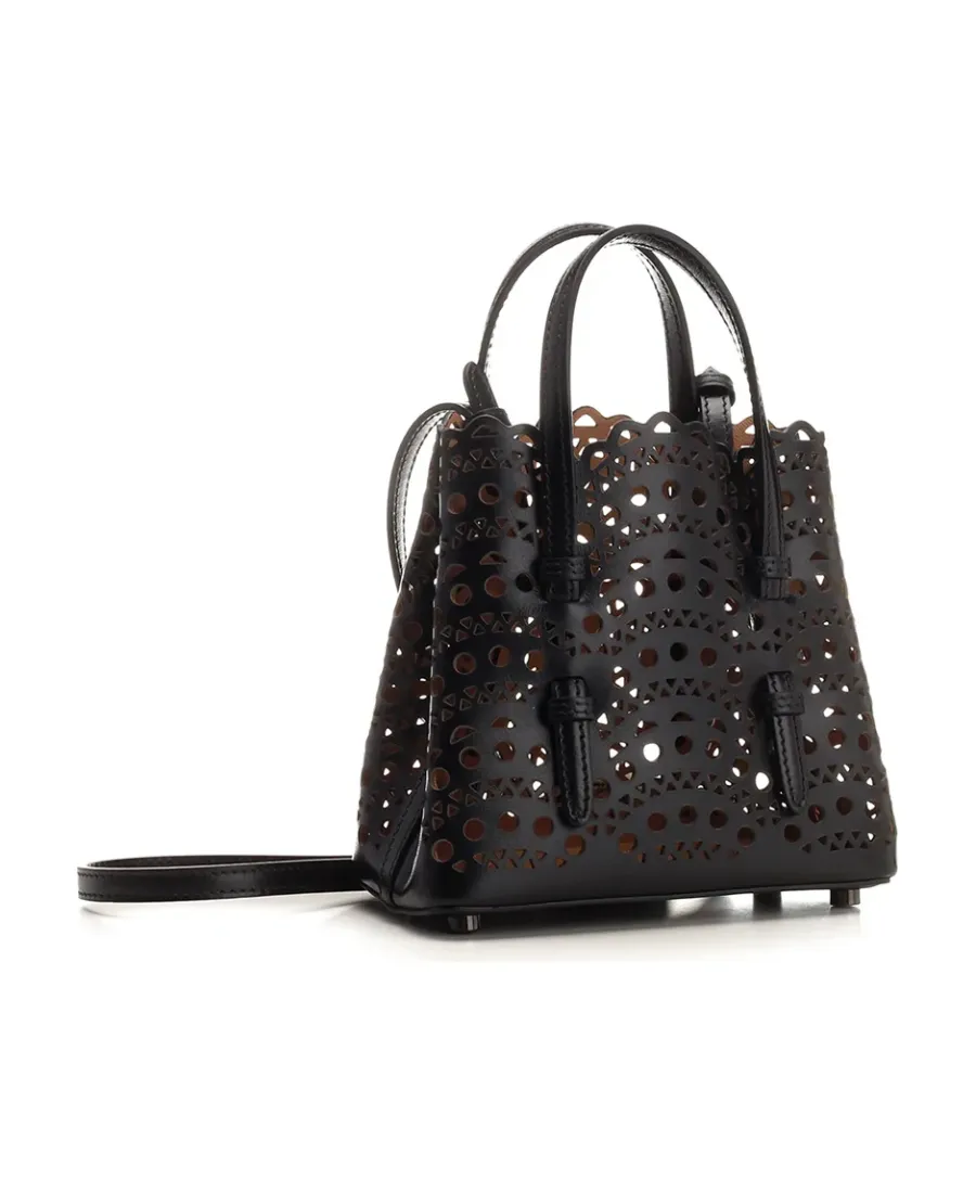 AlaÏA Mina 16 Small Top Handle Bag
