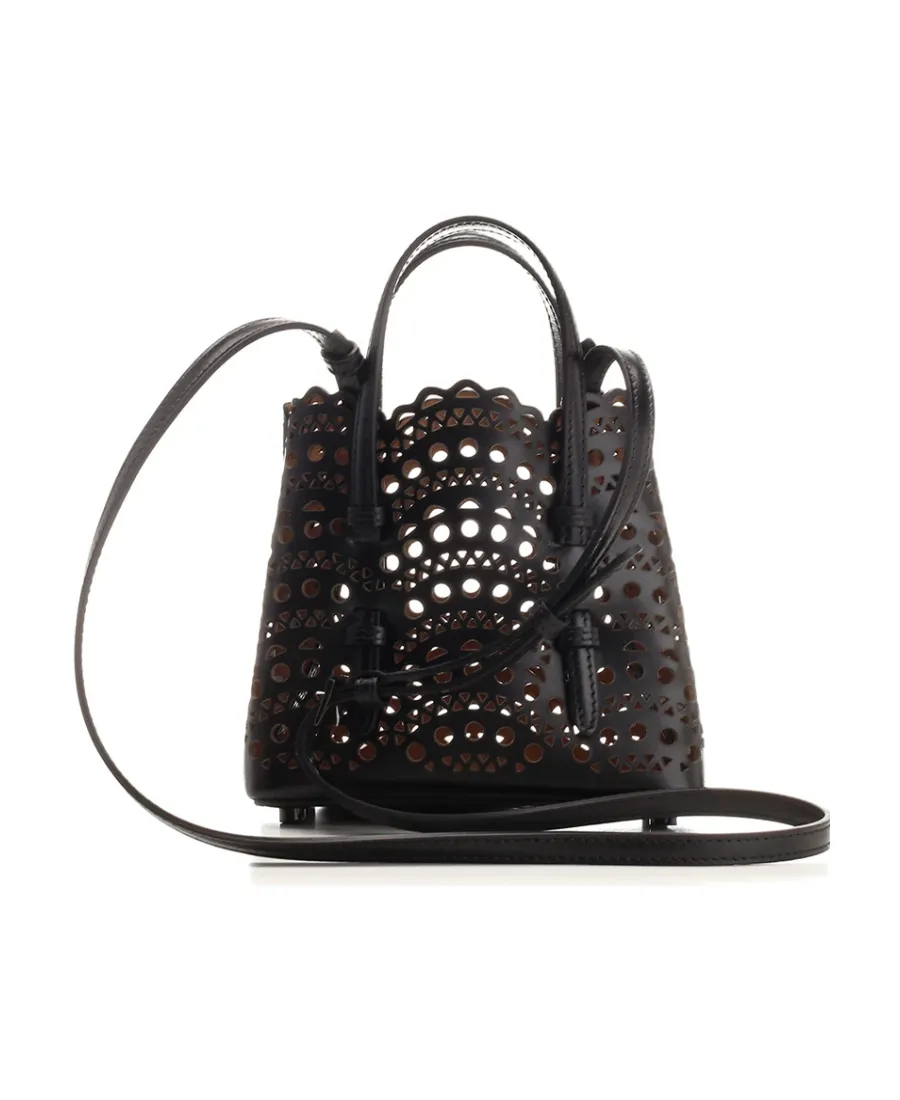 AlaÏA Mina 16 Small Top Handle Bag