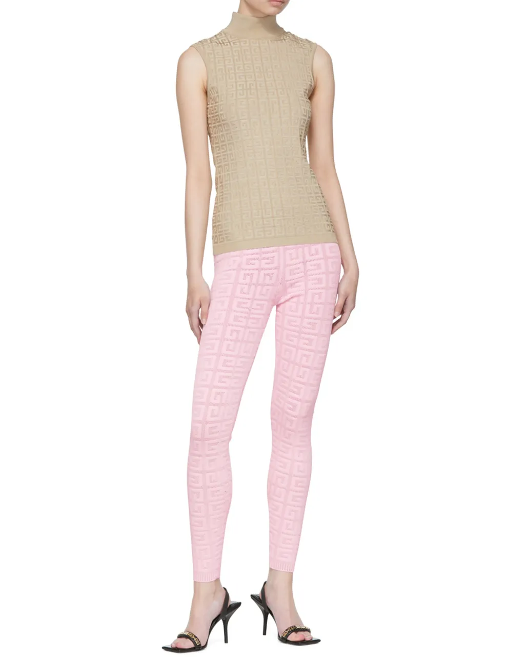Leggings In 4G Jacquard