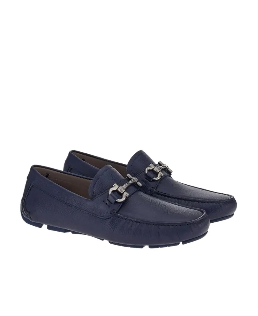 Gancini-Buckle Loafers