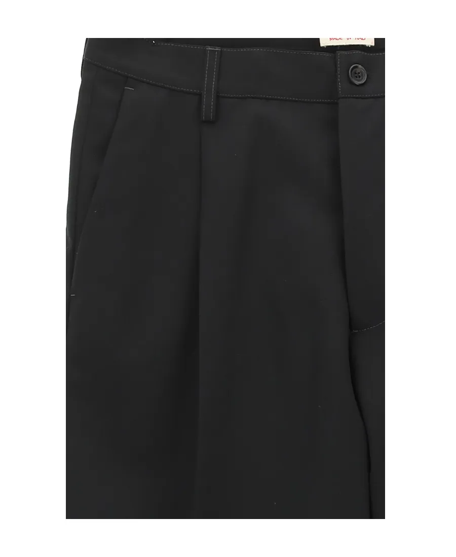 Marni Wide Leg Pleated Pants