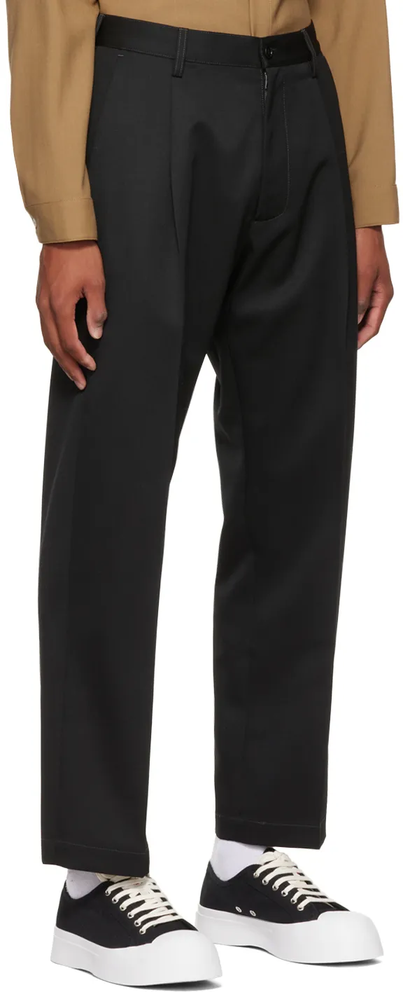 Marni Wide Leg Pleated Pants