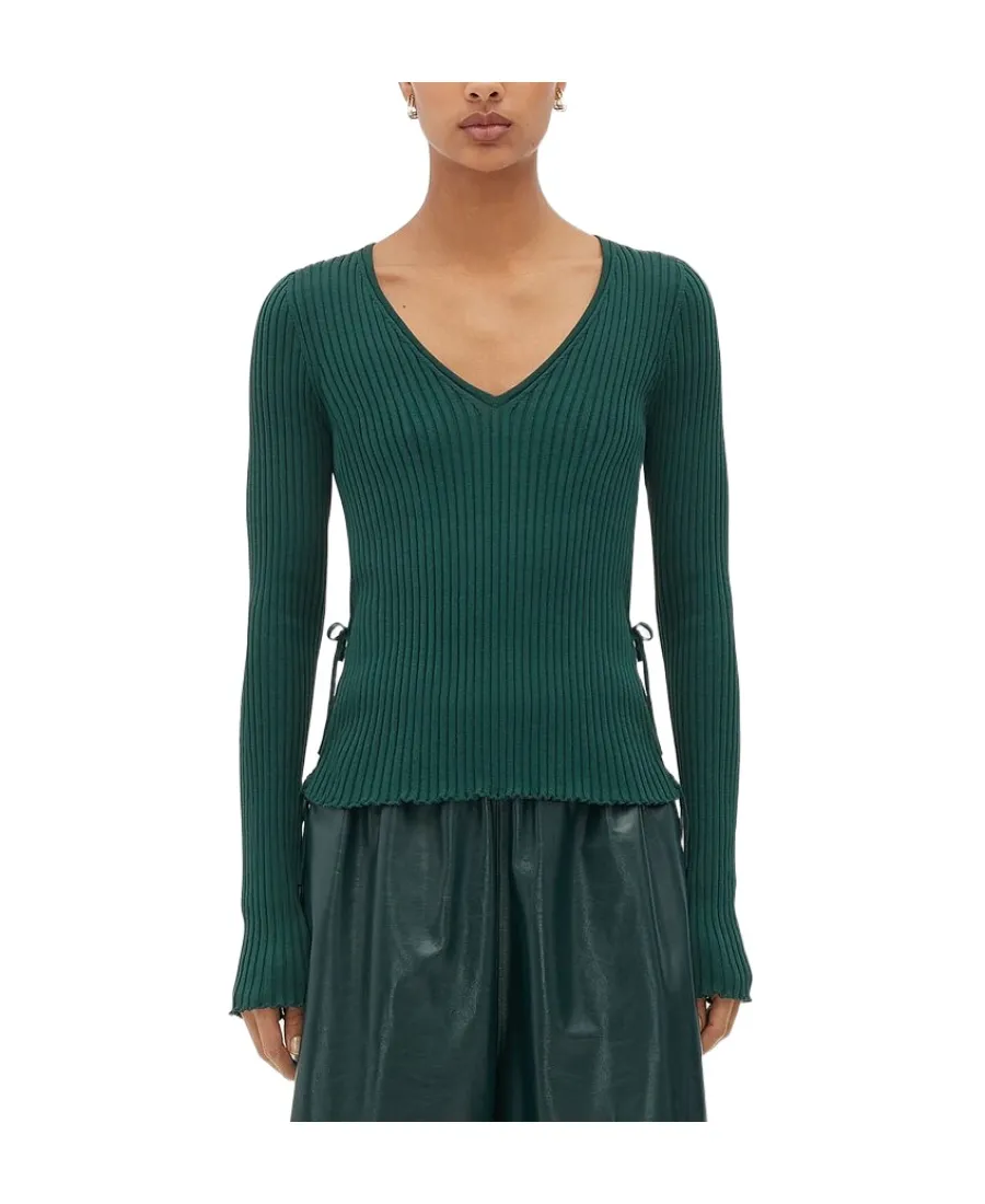 Bottega Veneta V-Neck Ribbed Jumper
