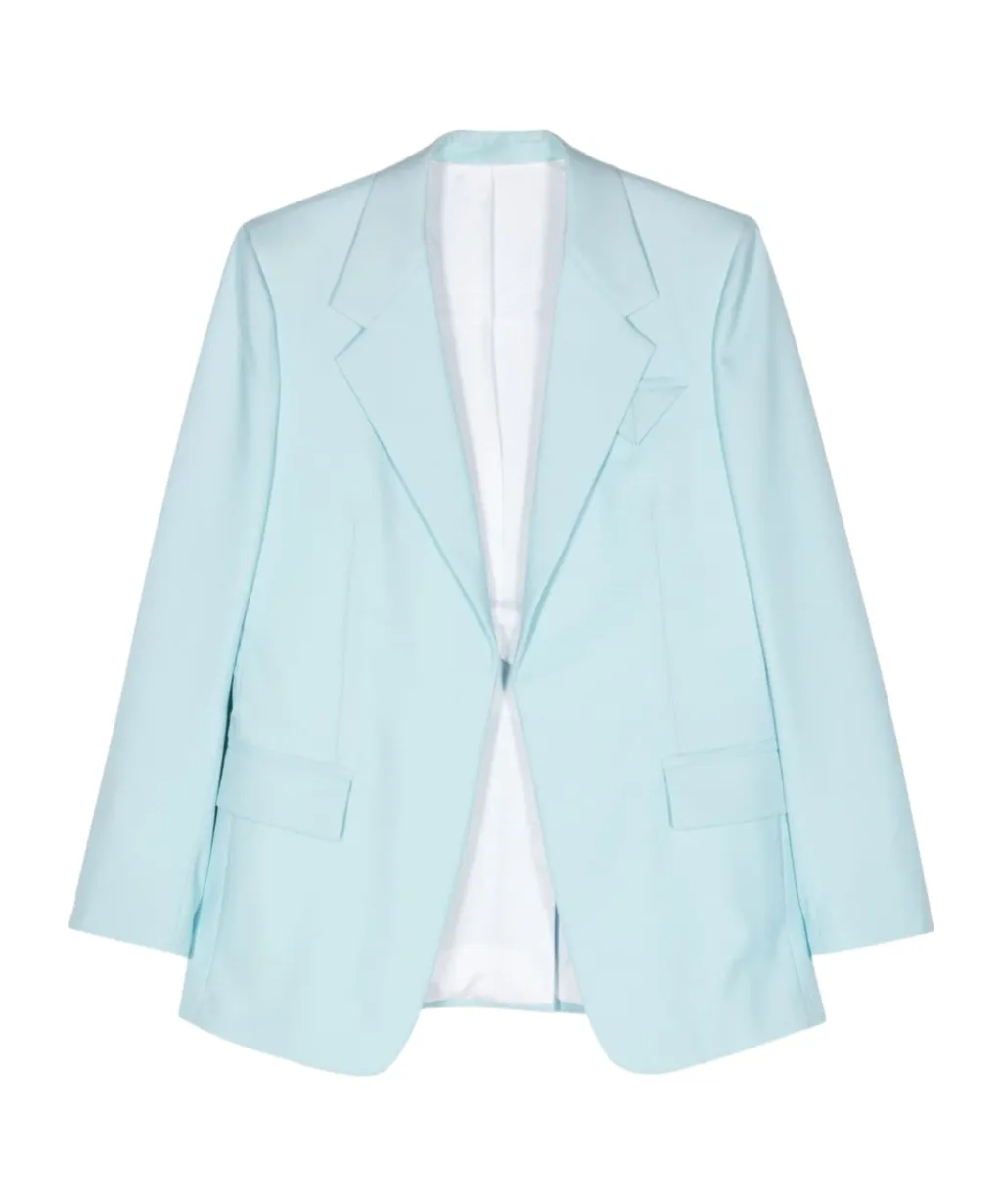 Bottega Veneta Belted-Waist Twill Jacket