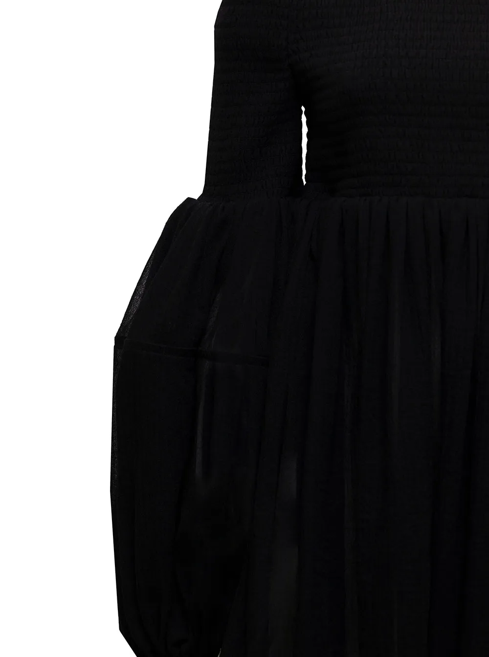 One-Collar Wool Blouse