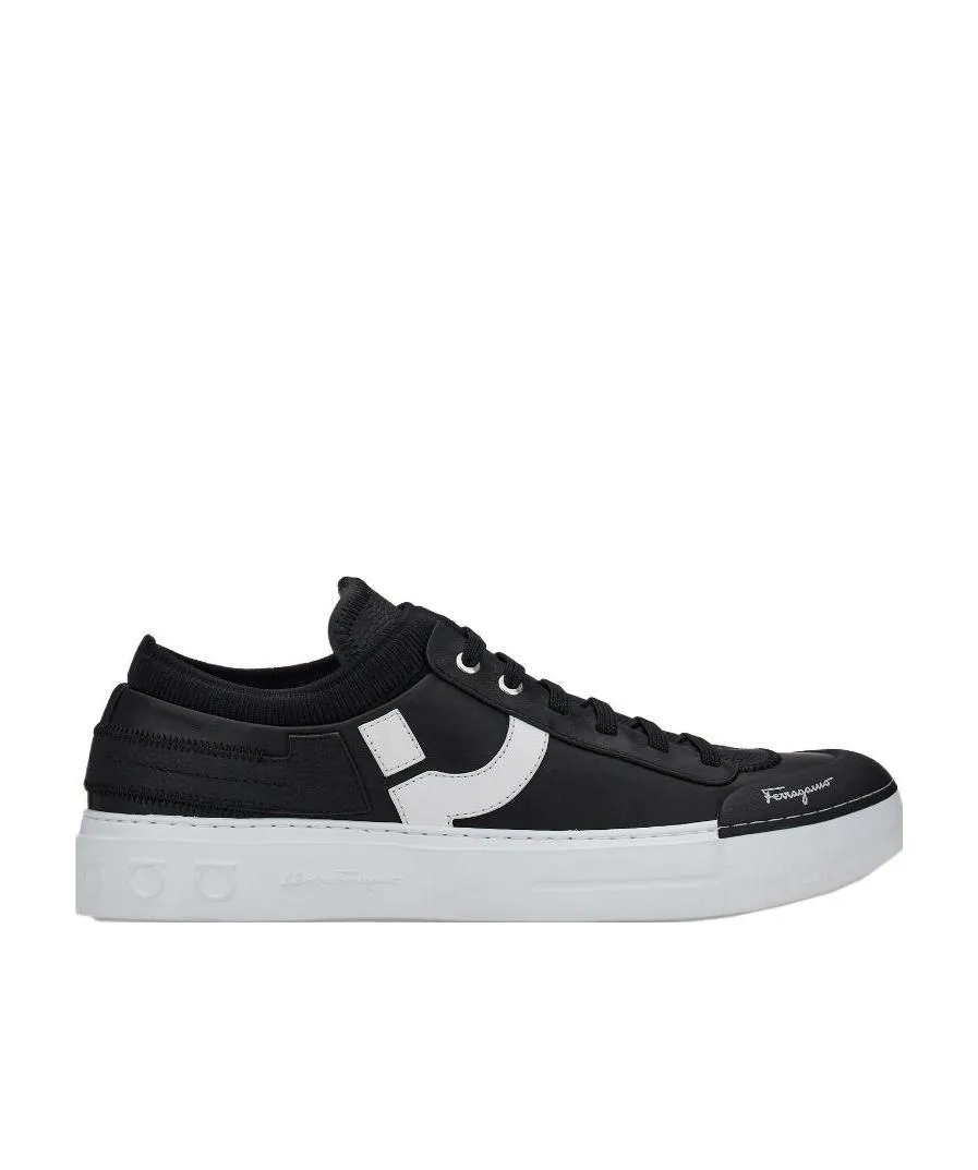 Black Logo Low-Cut Skate Shoes