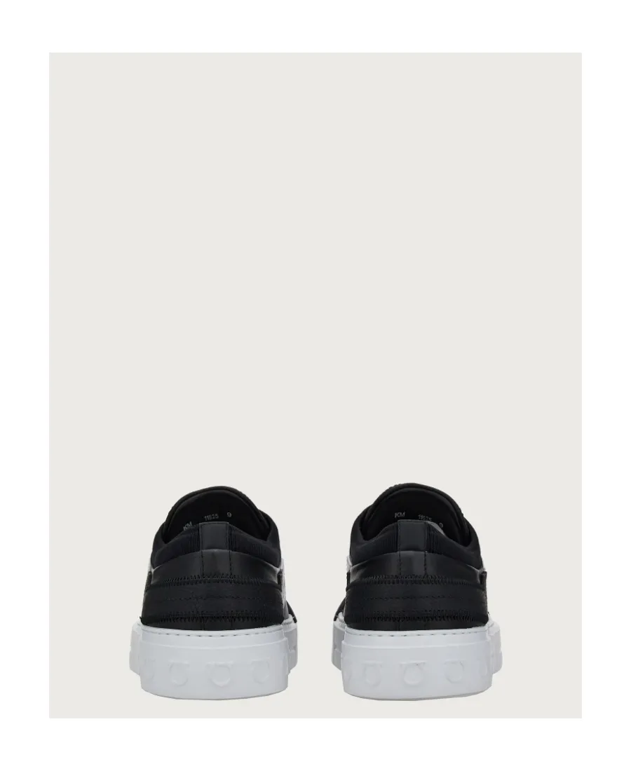 Black Logo Low-Cut Skate Shoes