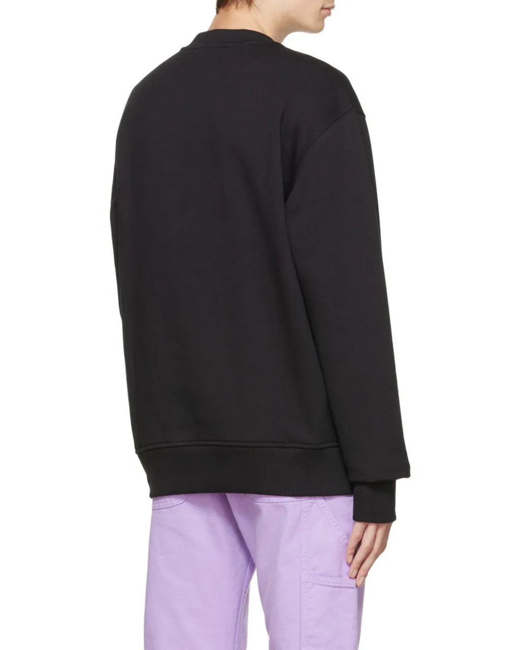 Mirrored-Style Mismatch Logo Sweatshirt