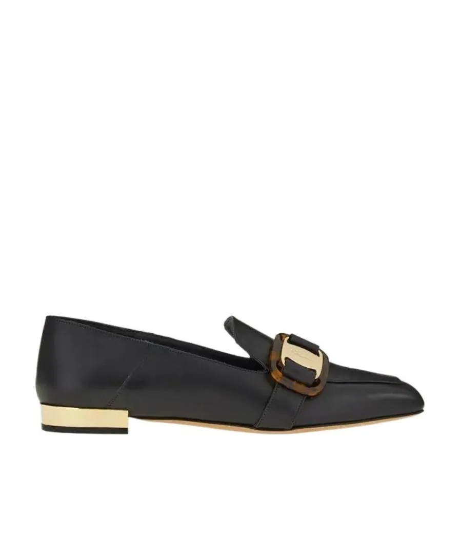 Salvatore Ferragamo Vara Chain Buckle Loafers