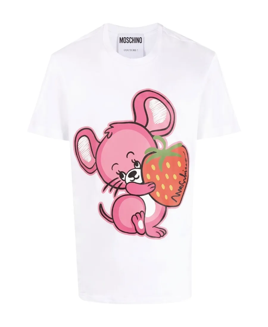 T-Shirt With Round Neck And Short Sleeves