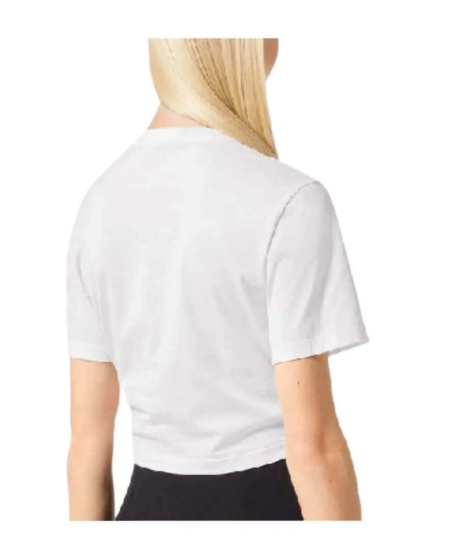 Embellished-Logo Safety-Pin T-Shirt