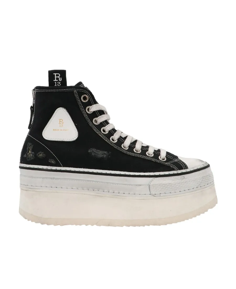 Platform High-Top Sneakers