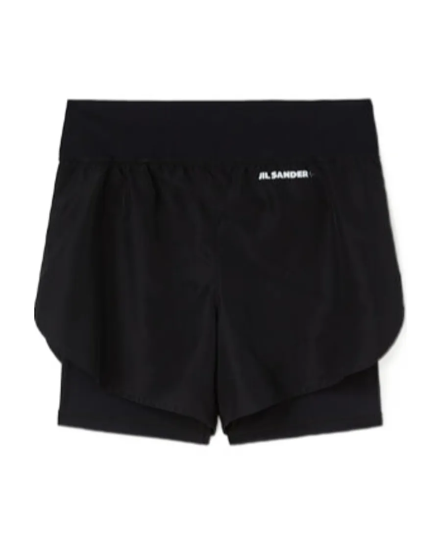 Jil Sander Elasticated Waist Layered Shorts