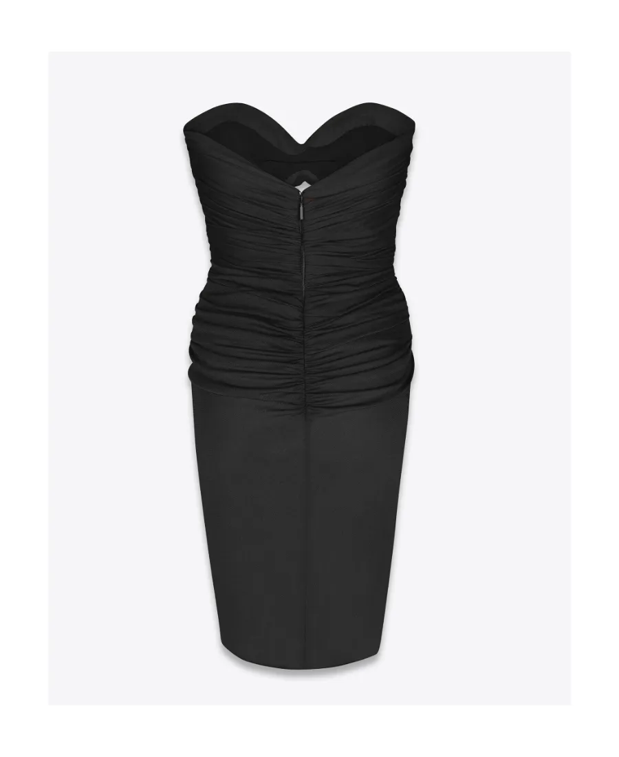 Saint Laurent Cut-Out Sleeveless Mini Dress