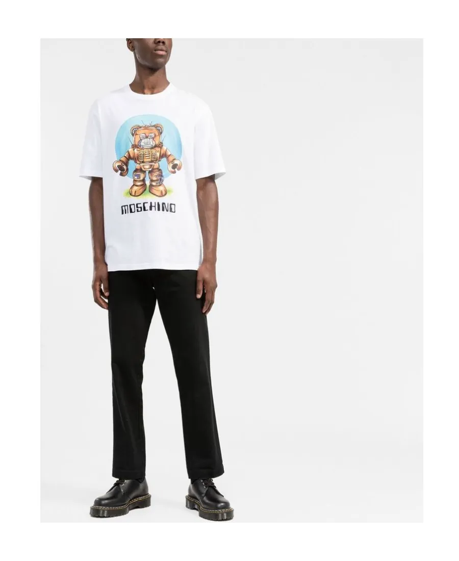 Robotic Teddy Print T-Shirt