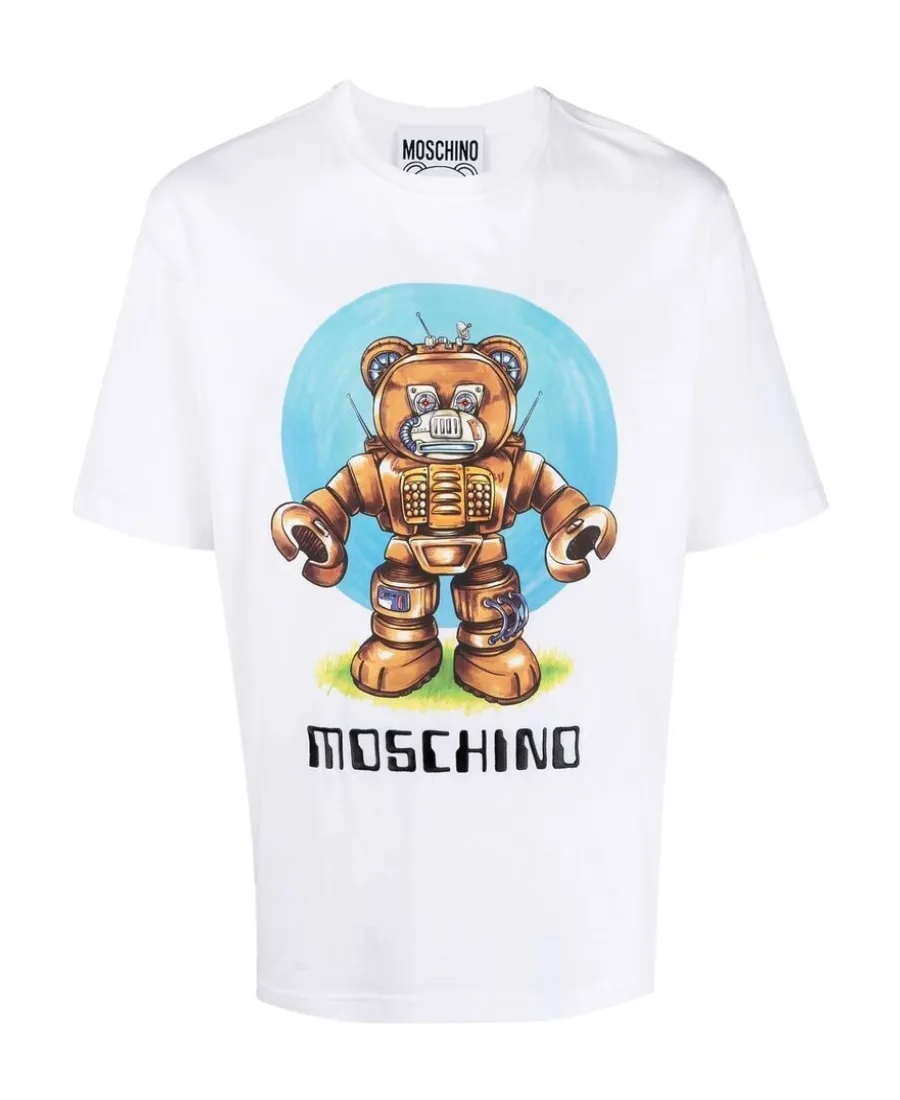 Robotic Teddy Print T-Shirt