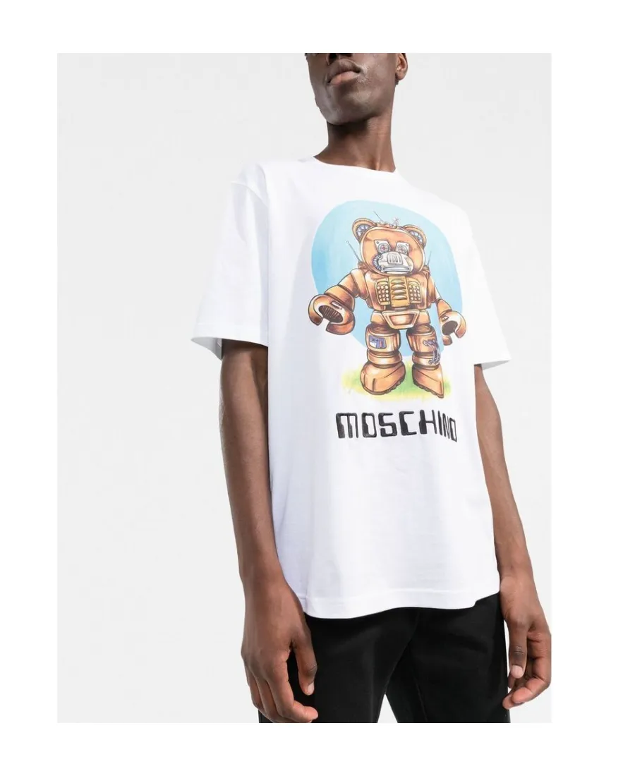 Robotic Teddy Print T-Shirt