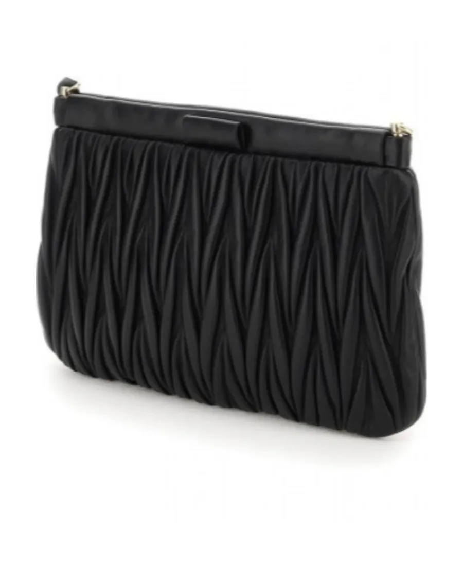 Matelassé Leather Shoulder Bag