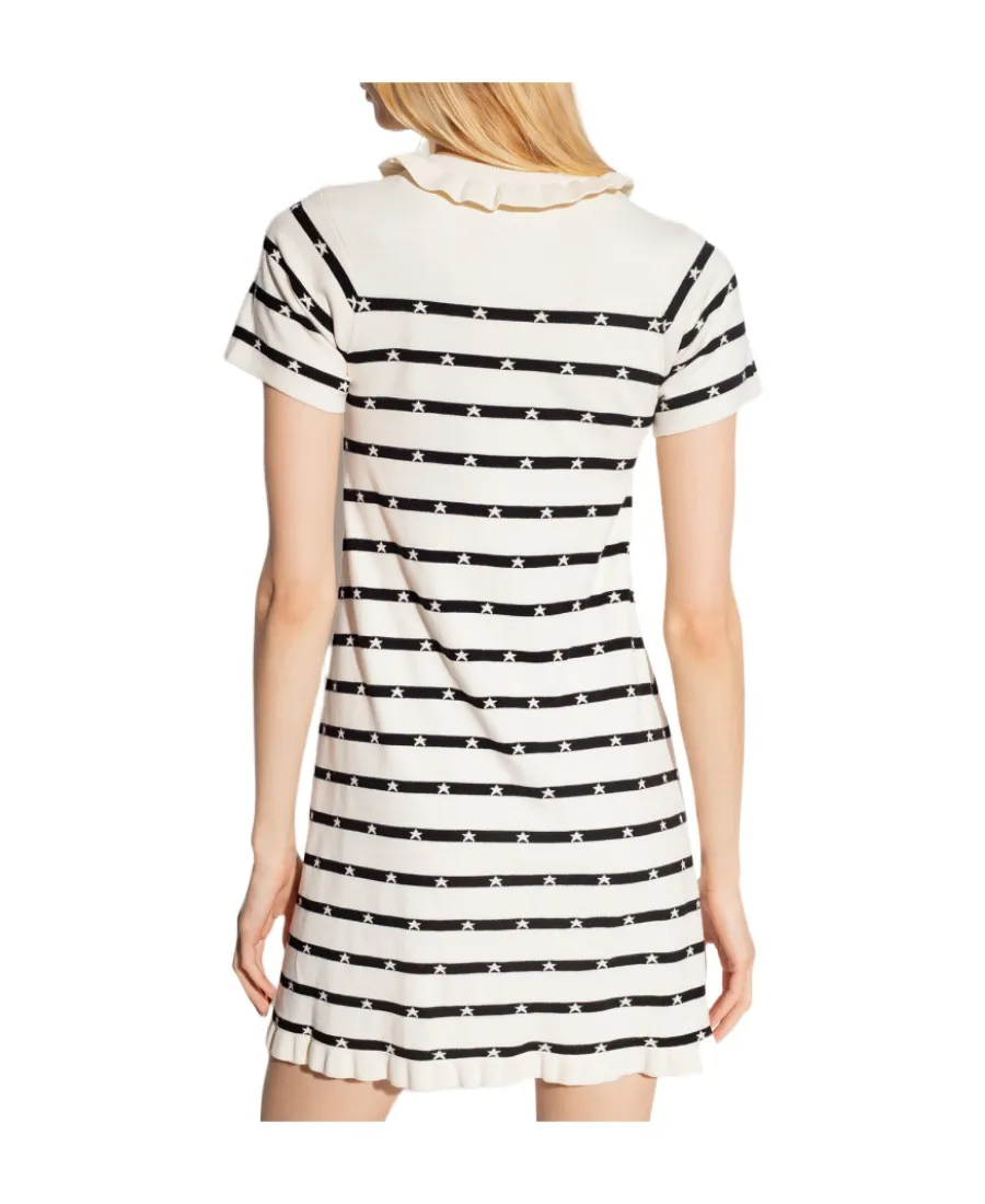 Logo Striped Dress