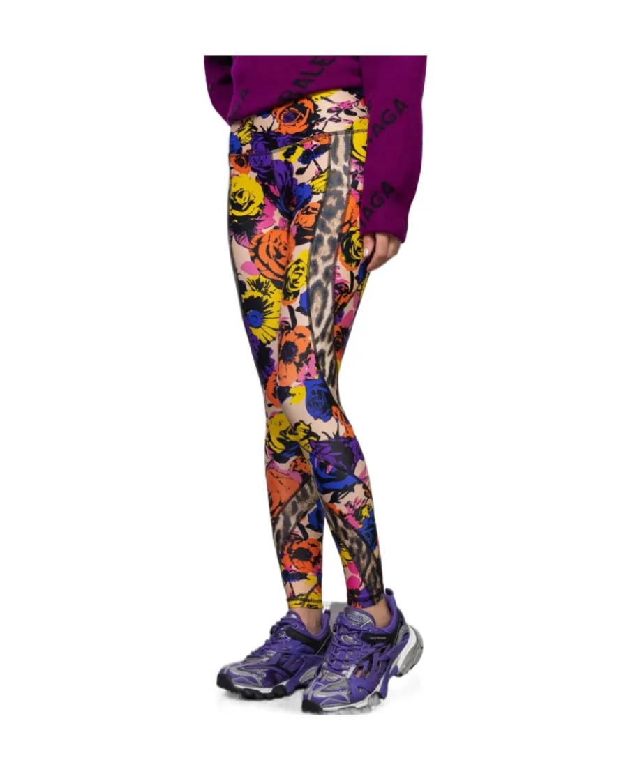 Multicolor Logo Leggings