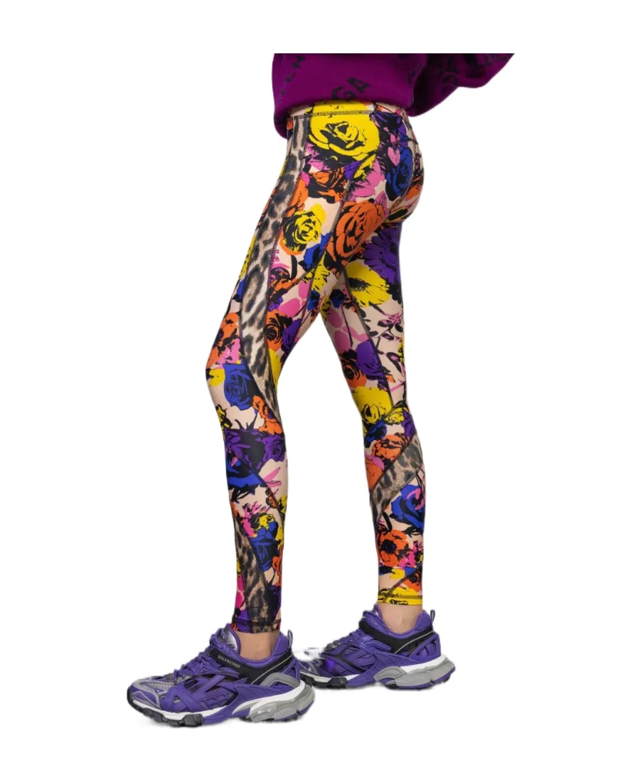 Multicolor Logo Leggings
