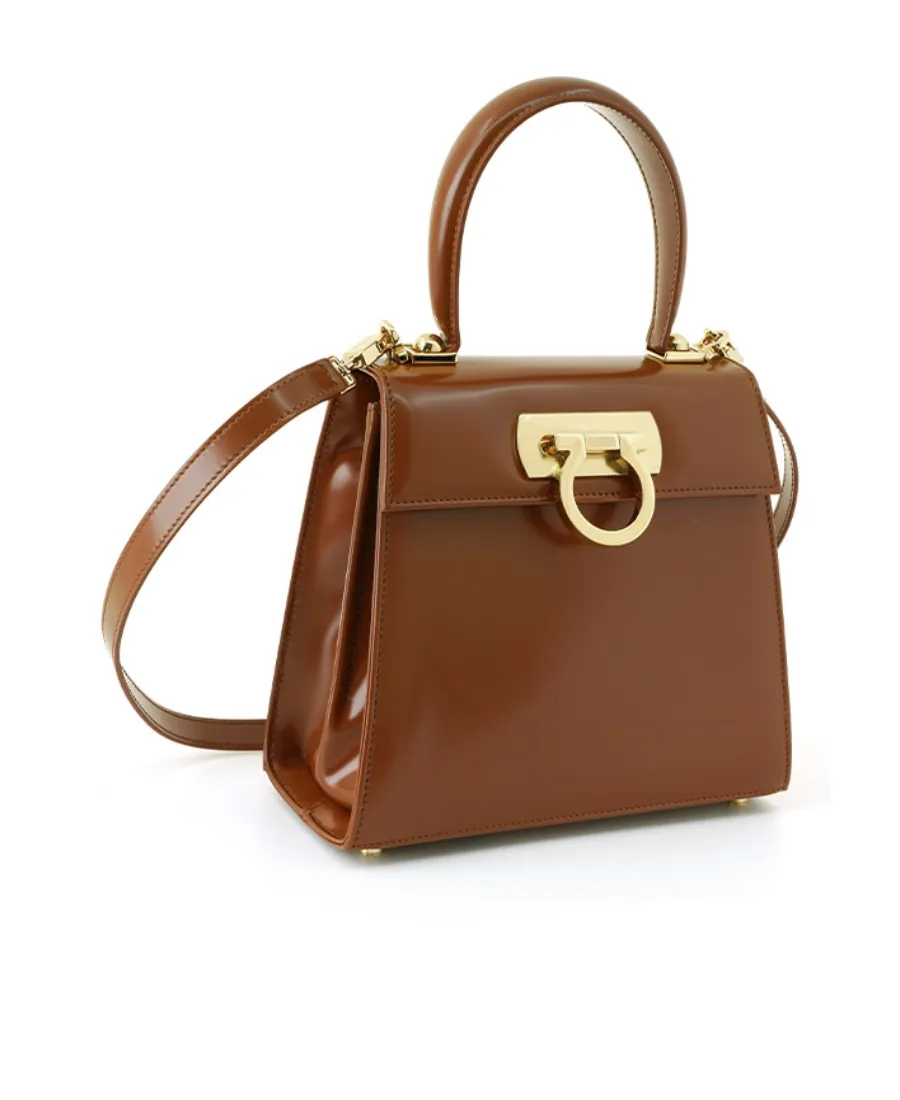 Salvatore Ferragamo Gancini Top Handle Bag