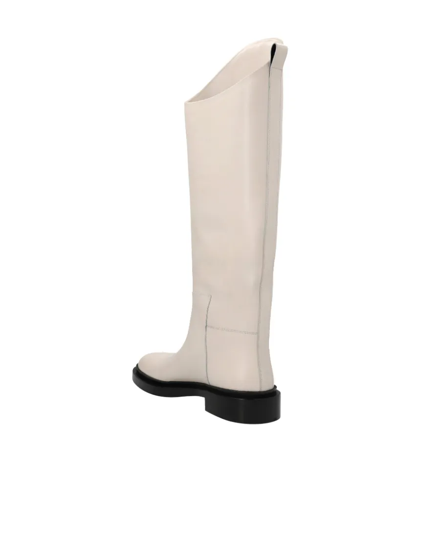 Jil Sander Almond-Toe Knee-Length Boots