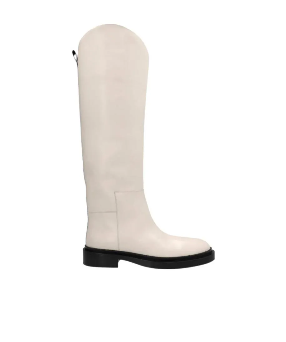 Jil Sander Almond-Toe Knee-Length Boots