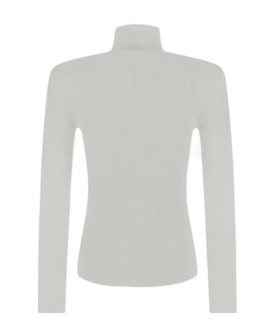 Balmain Button Embellished Turtleneck Jumper