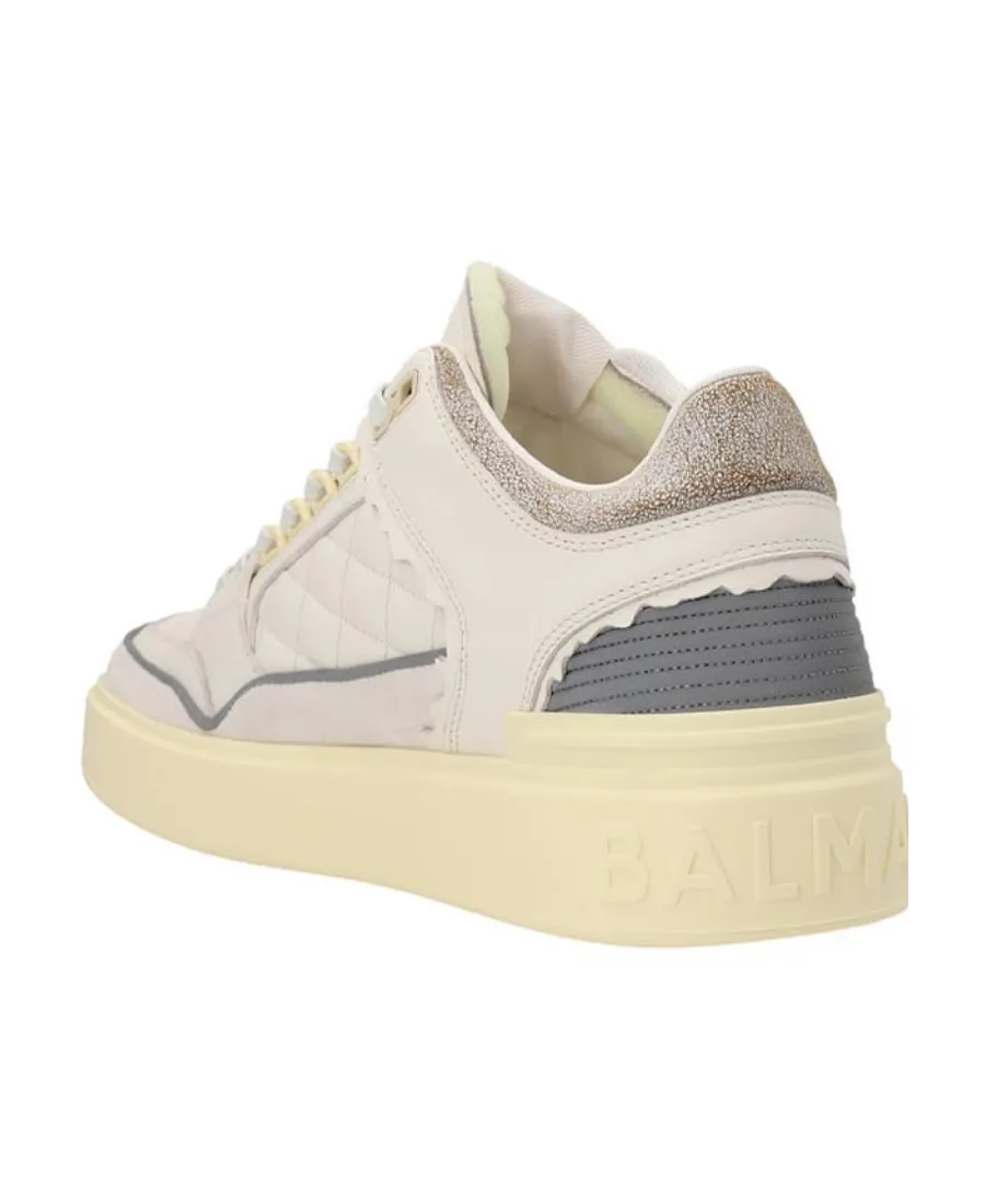 Balmain B-Court Lace-Up Sneakers