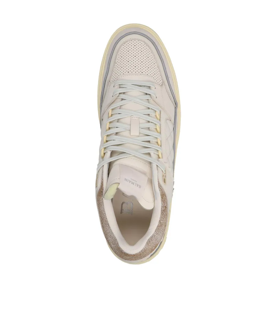 Balmain B-Court Lace-Up Sneakers