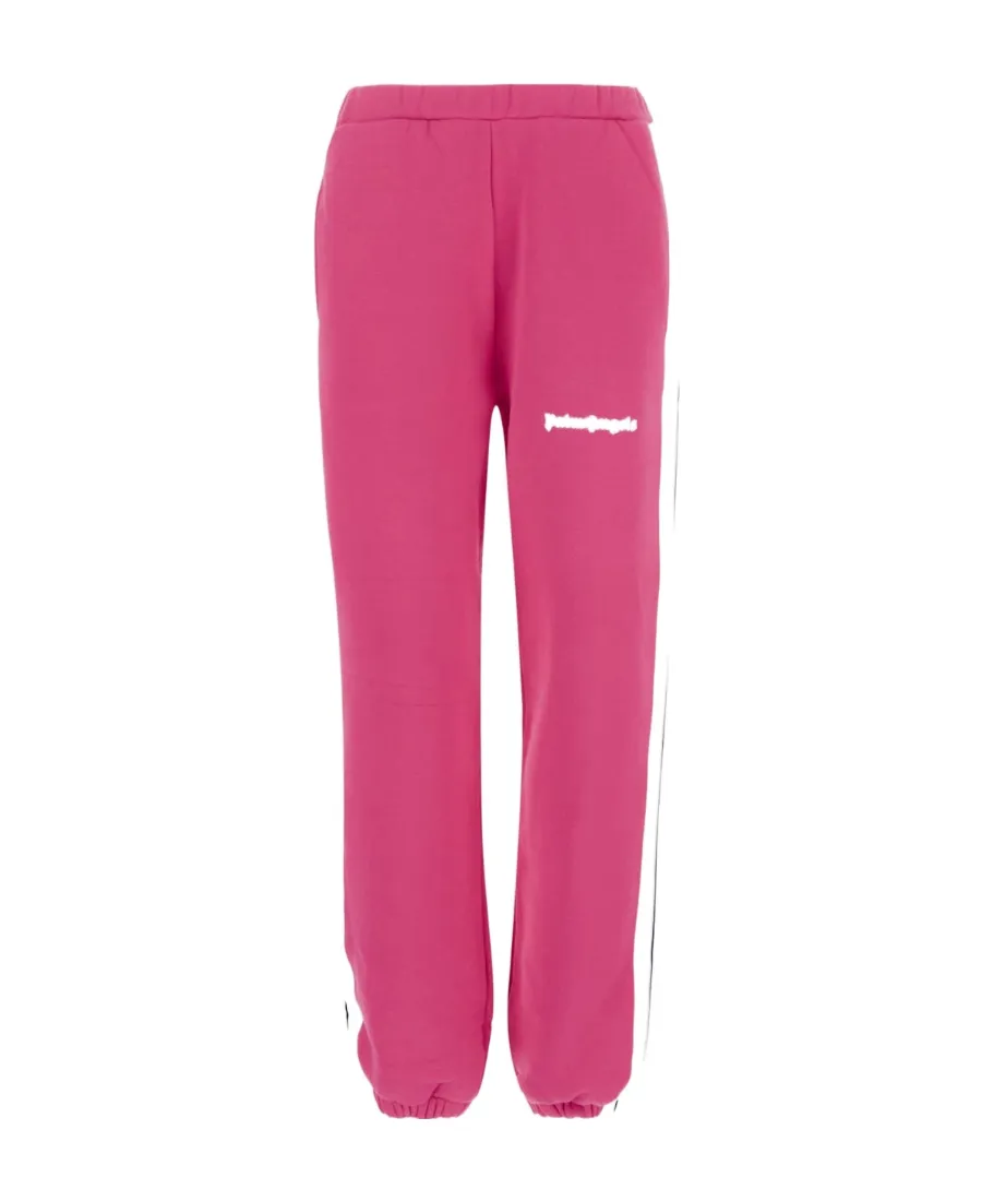 Palm Angels Logo-Printed High Waist Pants