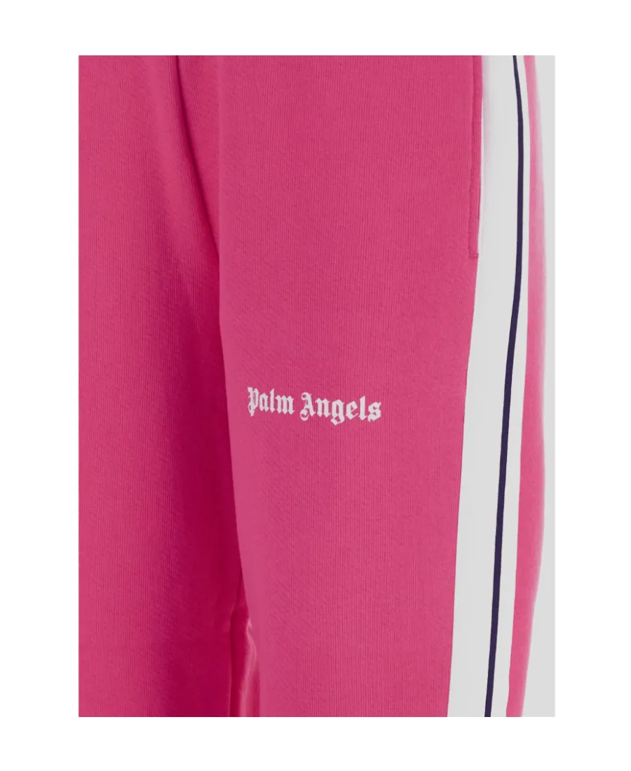 Palm Angels Logo-Printed High Waist Pants