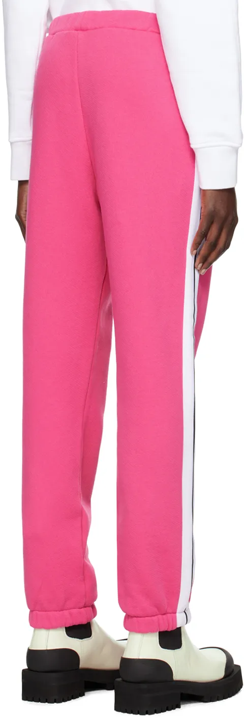Palm Angels Logo-Printed High Waist Pants