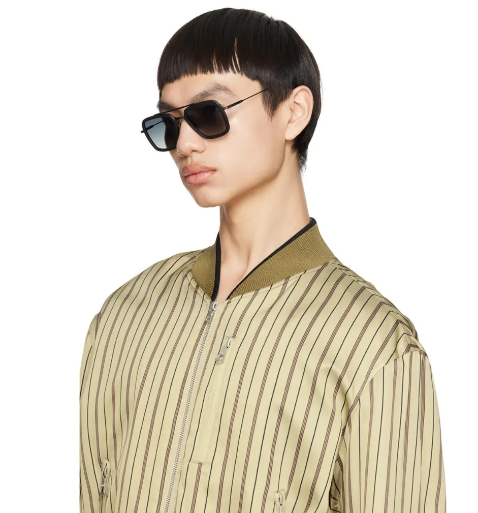 Square-Frame Gradient-Lenses Sunglasses