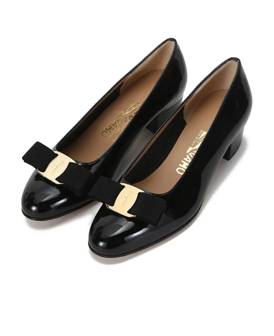 Logo Shoes With Low Heels