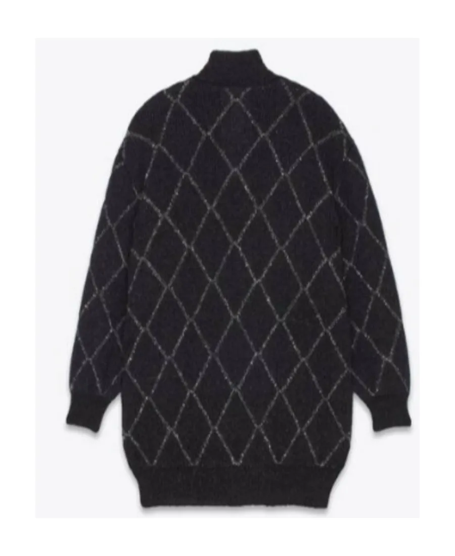 Saint Laurent Embellished Long Cardigan
